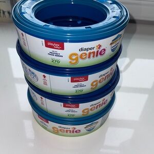 4 Playtex Diaper Genie Refill Pack
